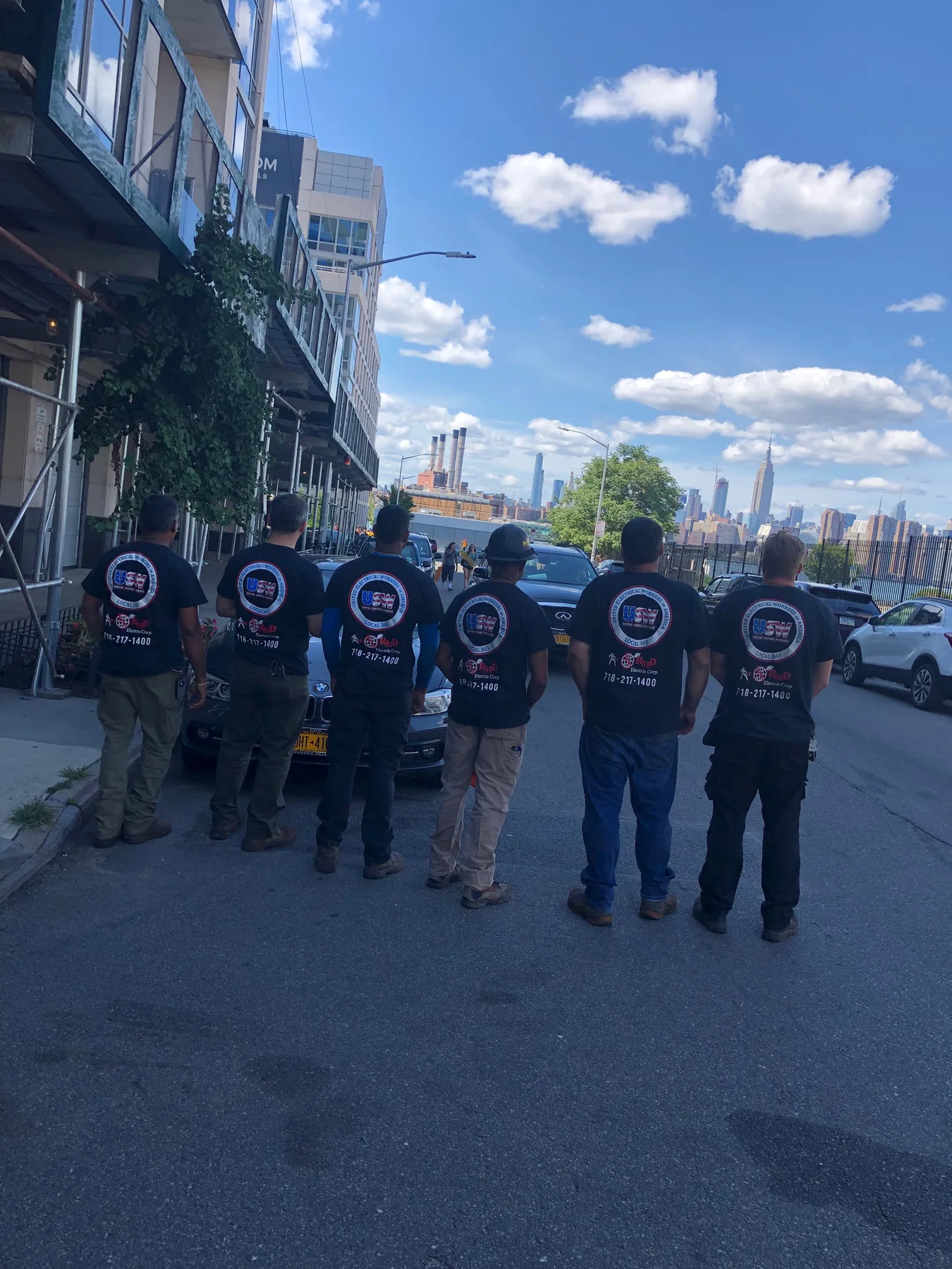 RMD Electric team members together at a community event